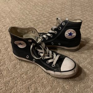 Converse High Tops | Black | W6